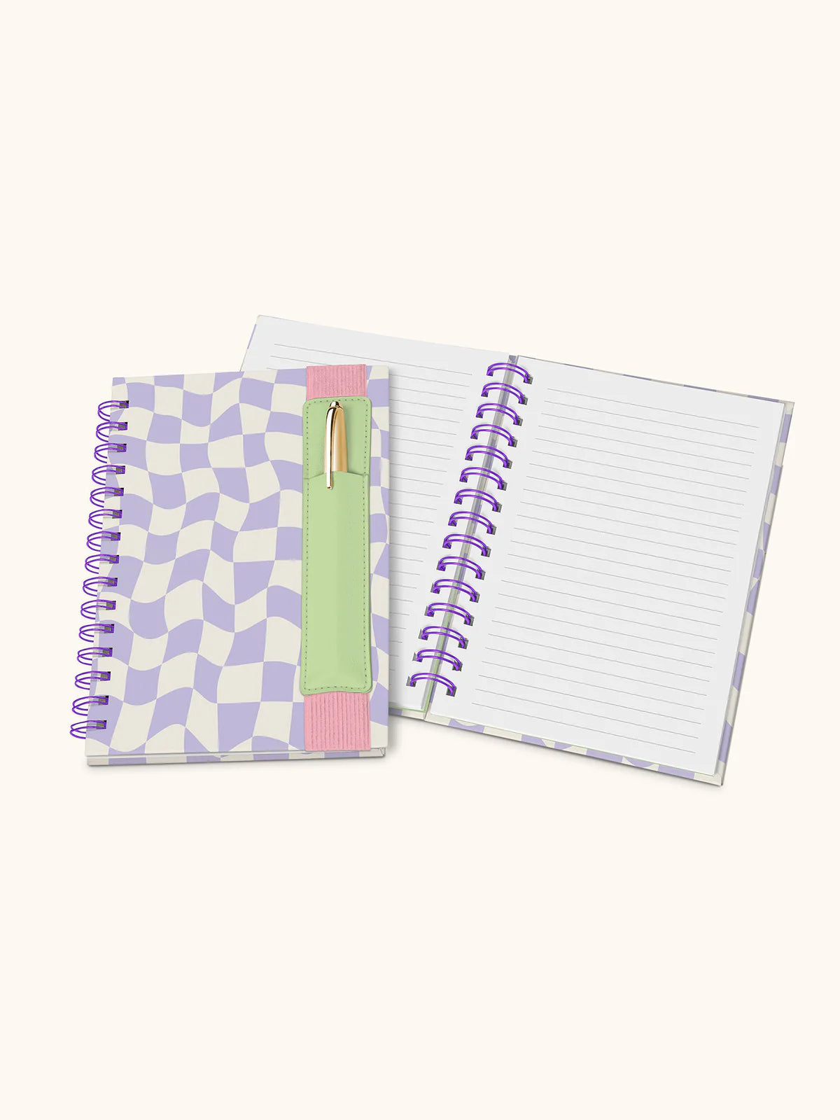 Oliver Notebook with Pen Pocket: A Mirage of Thoughts