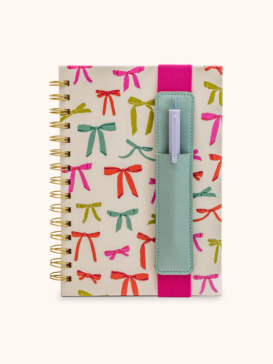 Put a Bow on It Oliver Notebook with Pen Pocket