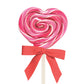 Handmade Cherry Heart Organic Lollipop (2oz)