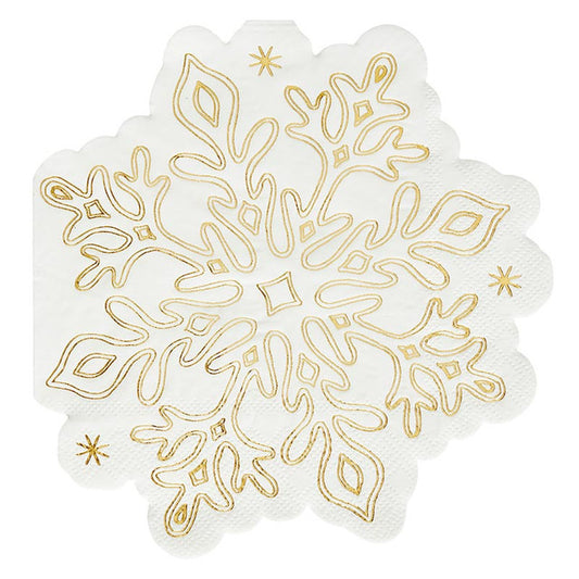 Snowflake Diecut Napkins