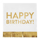 Foil Fringe Happy Birthday Napkins