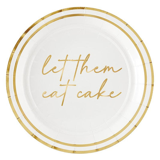 "Let Them Eat Cake" Plates