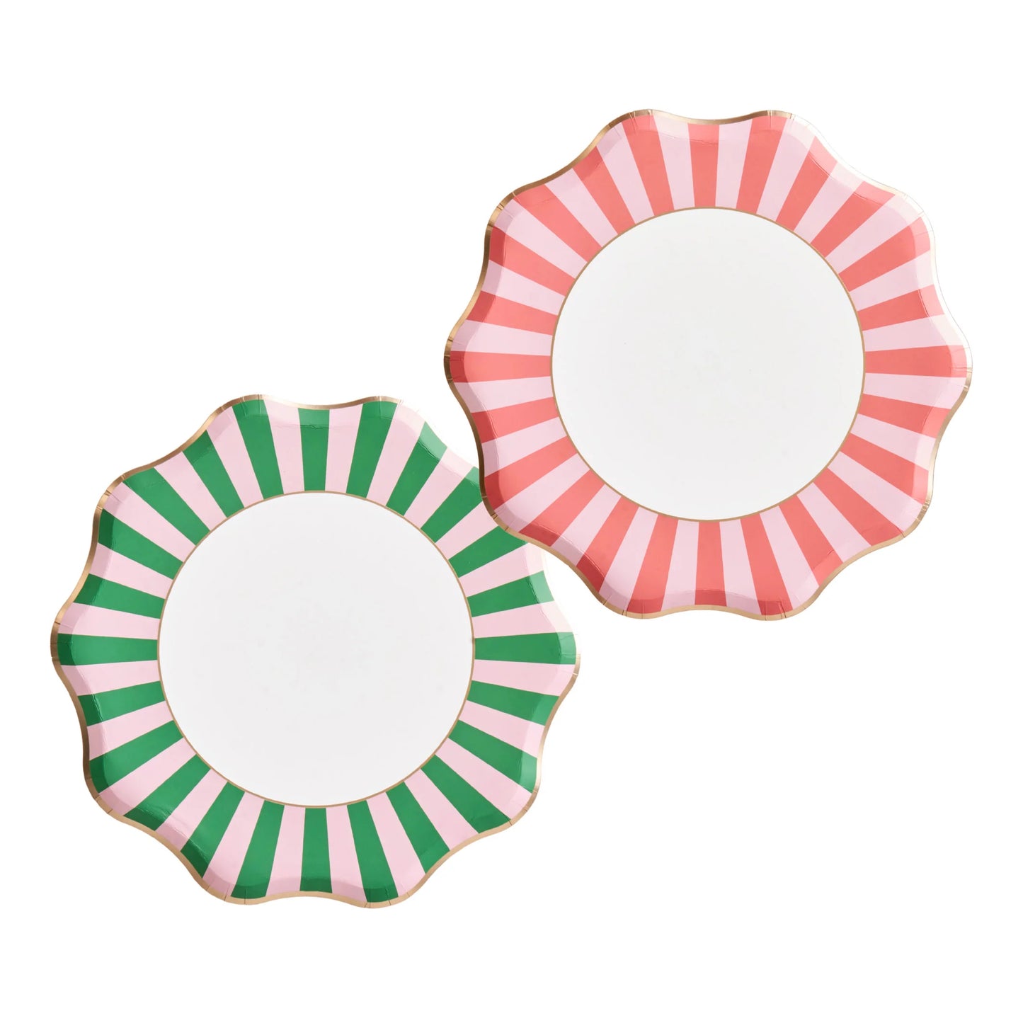 Palm Beach Cabana Stripe Large Paper Plates