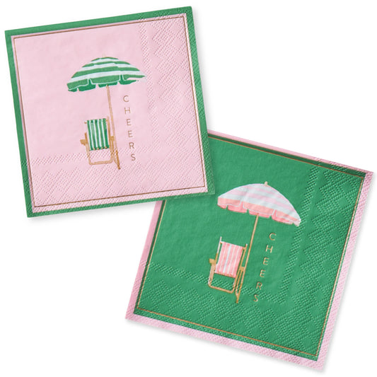 Cheers Cabana Umbrella Cocktail Napkins