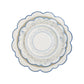 Pembroke Blue Edge Scallop 12" Plate