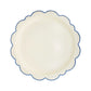 Pembroke Blue Edge Scallop 12" Plate