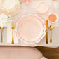 Pink Pembroke Paper Table Runner
