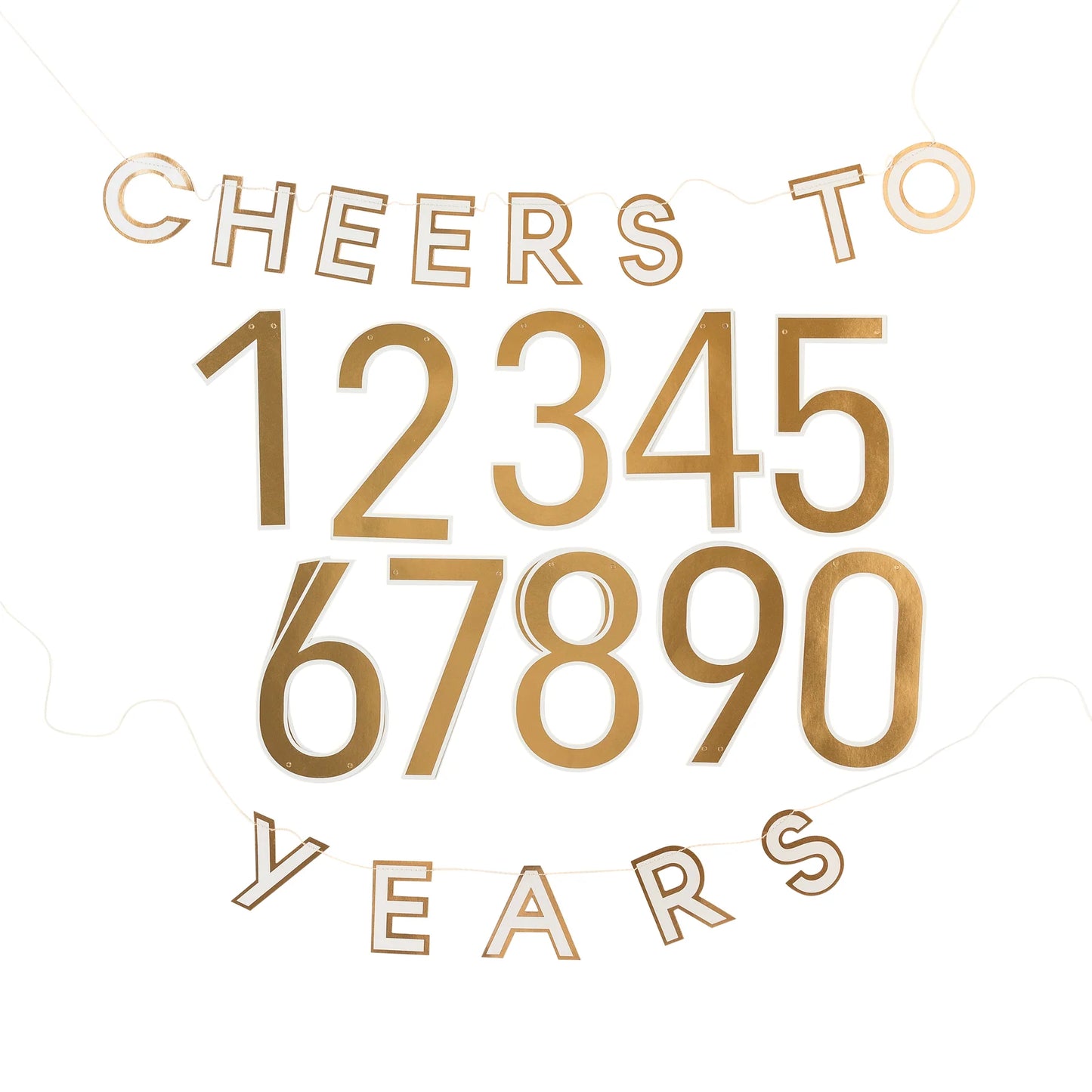 Cheers To Years Banner