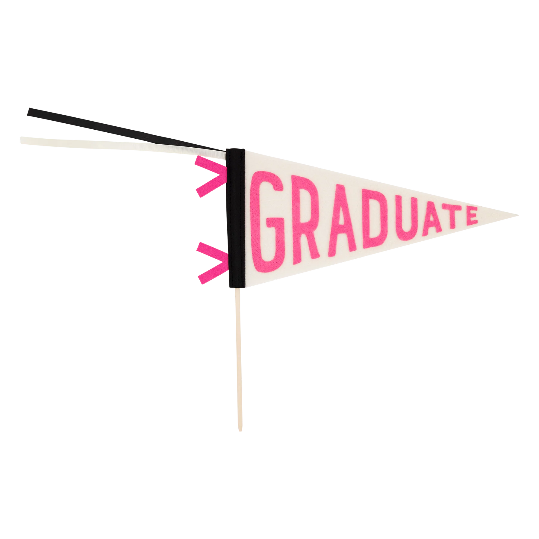 Pink Graduate Felt Pennant Banner – Pop & Pour Party Co