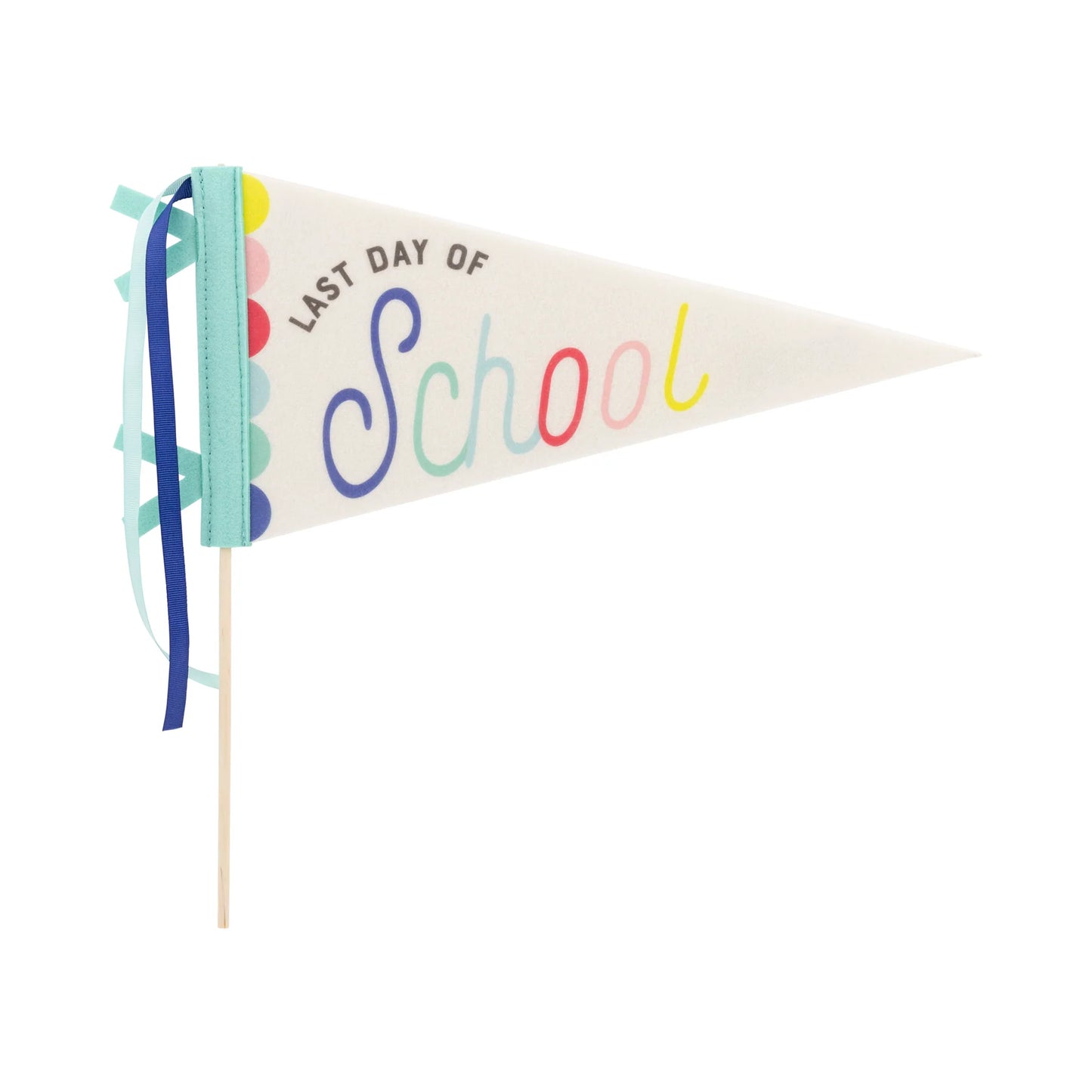 First Day of School/Last Day of School Felt Pennant Banner Set