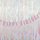 Pink Unicorn Happy Birthday Banner
