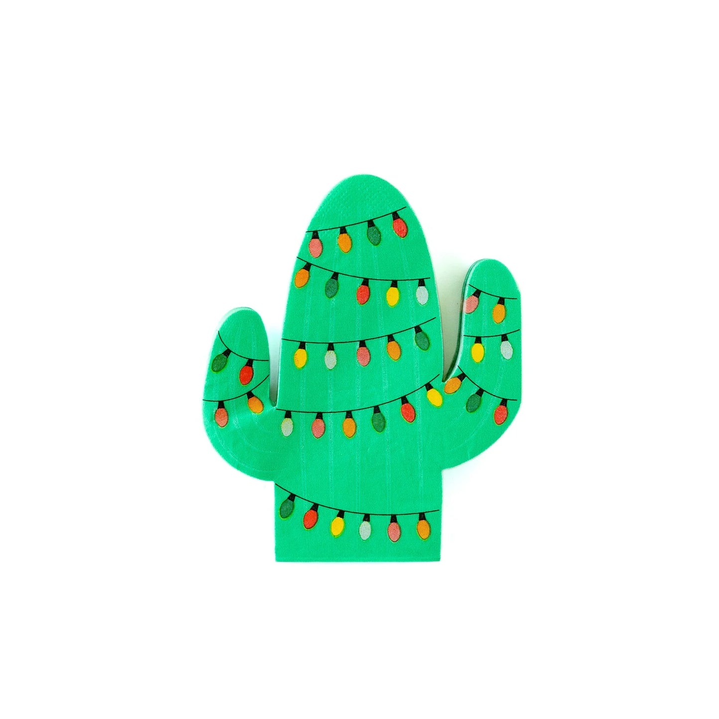 Christmas Cactus Shaped Napkin