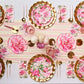 Pink Peonies Guest Towel Napkins