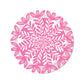 Pink & White Paper Plates (Two Sizes Available)