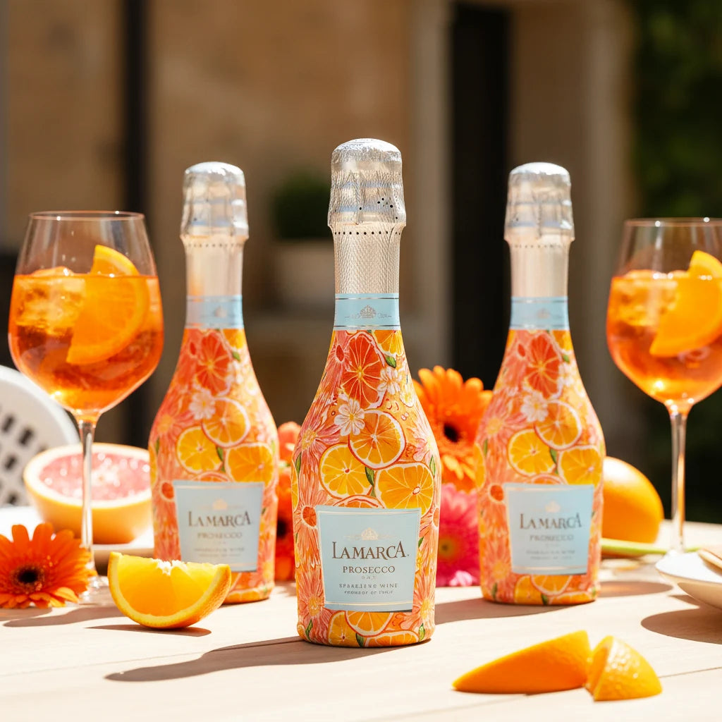Oranges Bottle Wraps (Mini La Marca Edition - Set of 6)