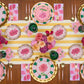 Dahlia Garden Wavy Salad Plate