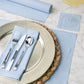 Glass Slipper Cotton Dinner Napkin Roll