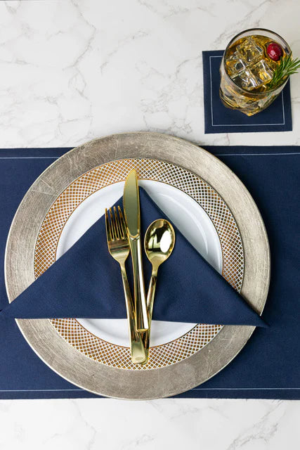 Midnight City Cotton Dinner Napkin Roll