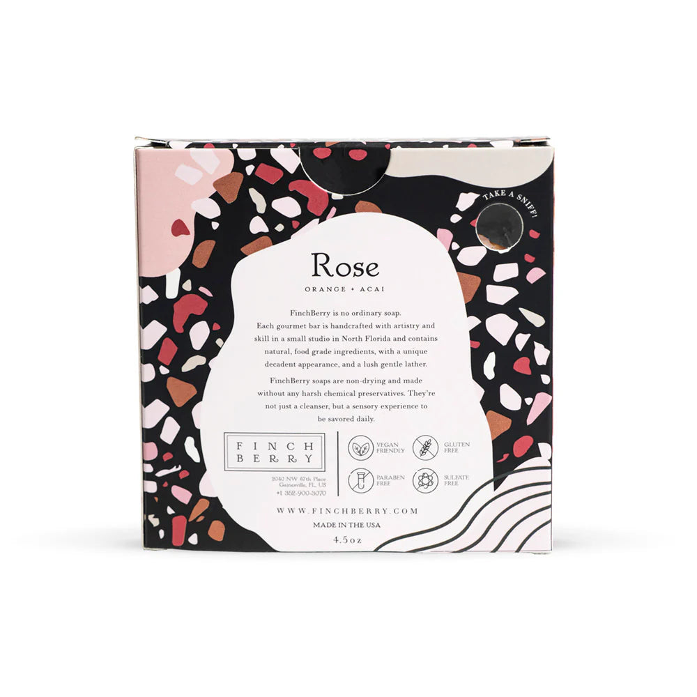 Handcrafted Vegan Soap: "Rose"