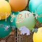 Safari Animal Banner & Happy Birthday Banner