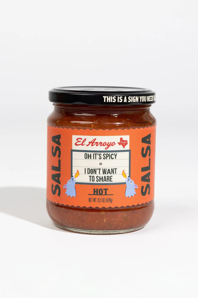 El Arroyo Hot Salsa (16 oz)