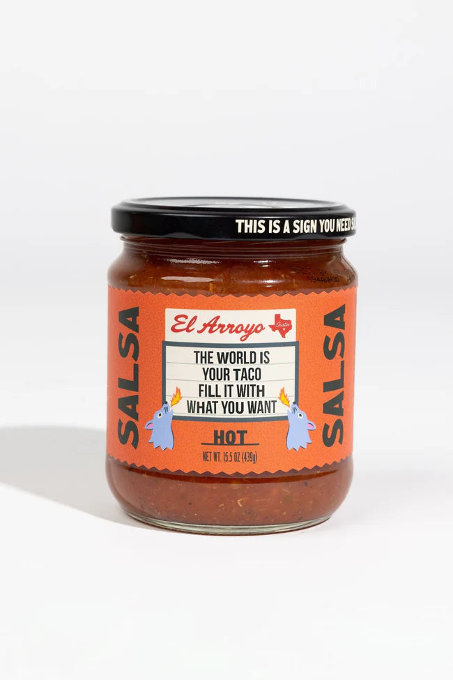 El Arroyo Hot Salsa (16 oz)