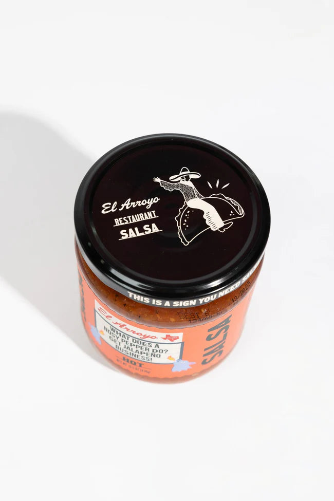 El Arroyo Hot Salsa (16 oz)