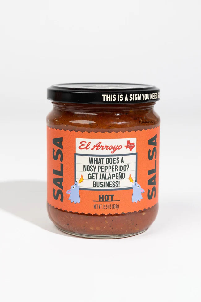 El Arroyo Hot Salsa (16 oz)