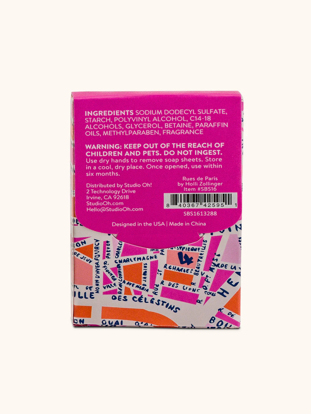 Rues de Paris Single-Use Soap Sheets