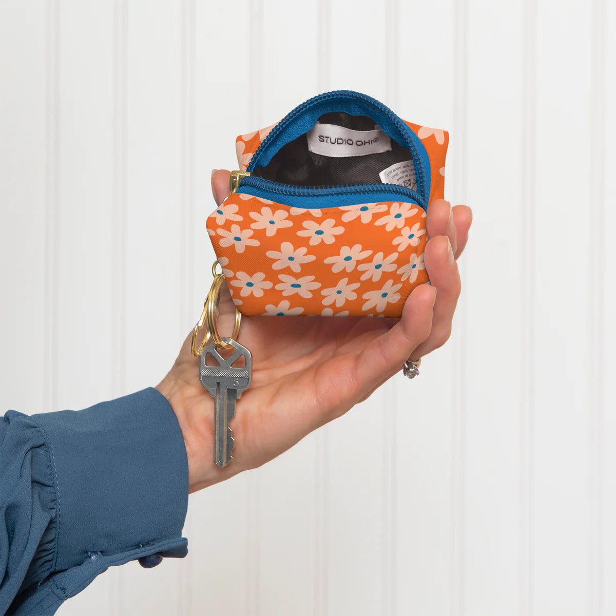 Key Chain Pouch: Forget Me Not