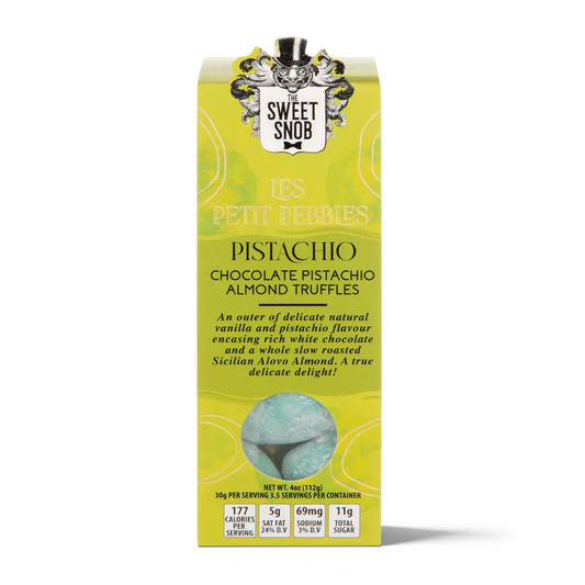 Les Petite Pebbles Pistachio Almonds (4oz)