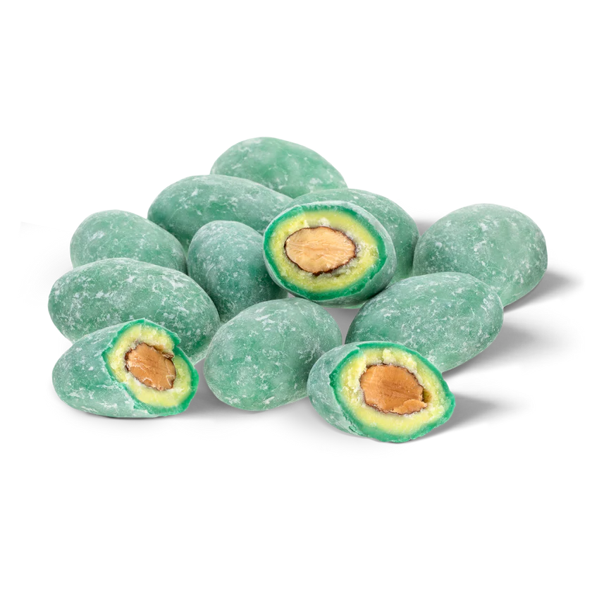 Les Petite Pebbles Pistachio Almonds (4oz)