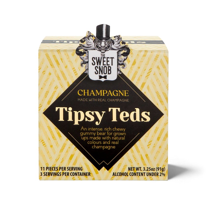 Tipsy Ted's Champagne Gummy Bears (3.25oz)