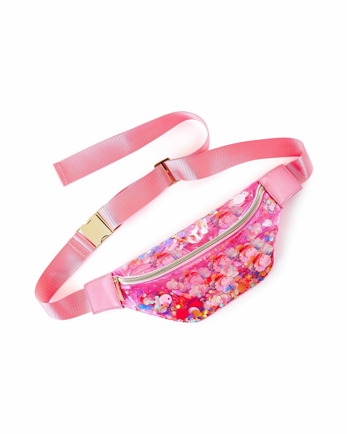 Bring on the Fun Clear Confetti Belt Bag