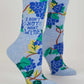 "Don't Not Want Wine" Crew Socks