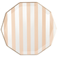 Sweet Peach Signature Cabana Stripe Dinner Plates