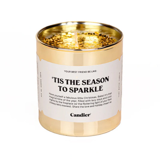 Tis' The Season to Sparkle Candle
