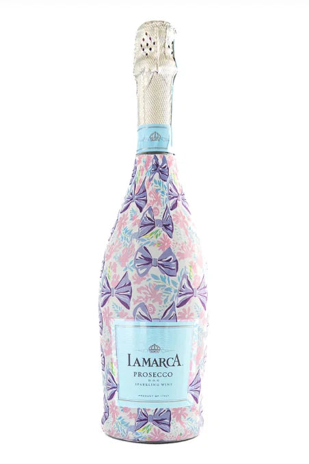 Lavender Lace Bows Bottle Wrap (La Marca Edition)