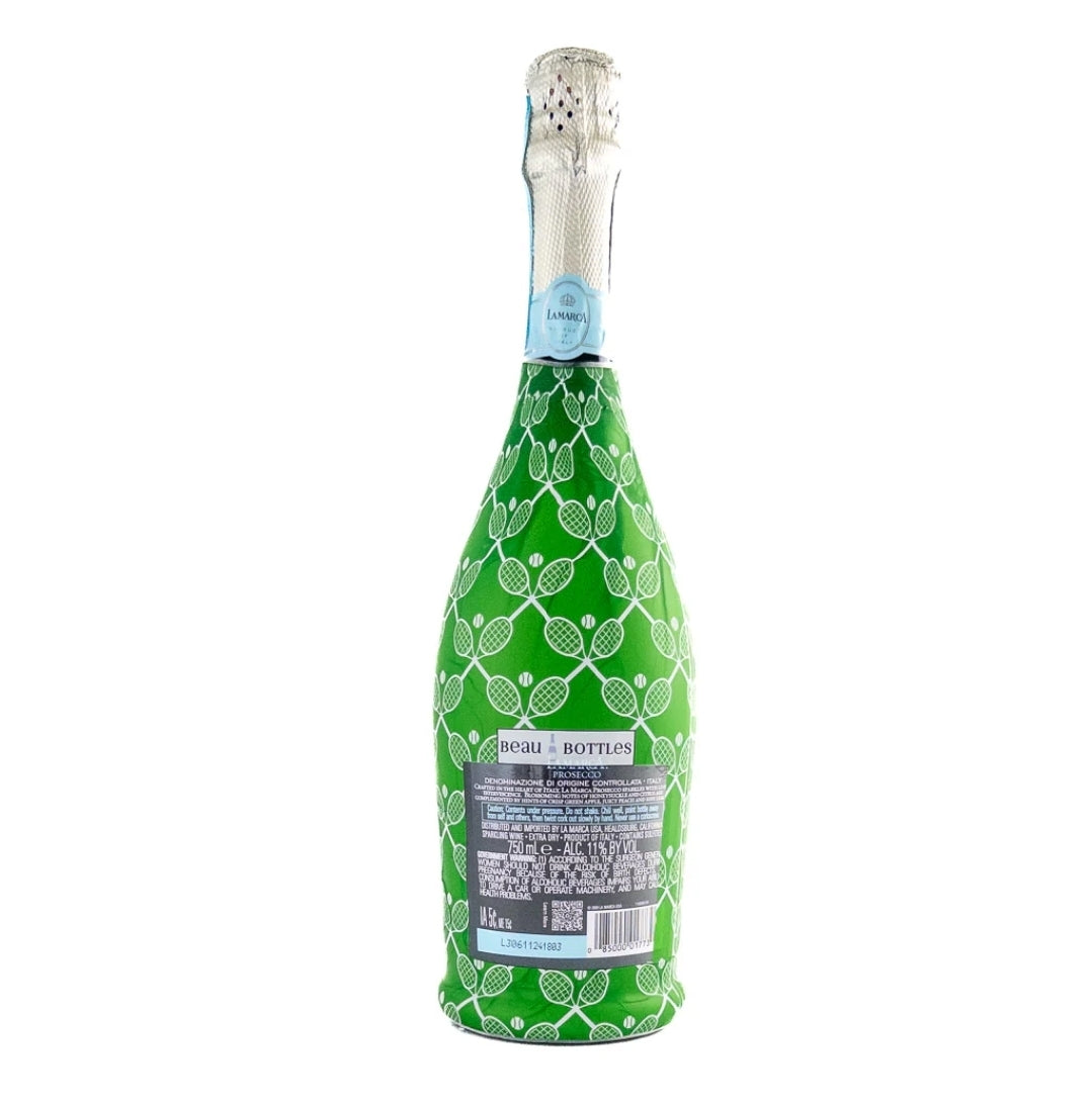 Beau Bottles Preppy Tennis Match Bottle Wrap (La Marca Edition)