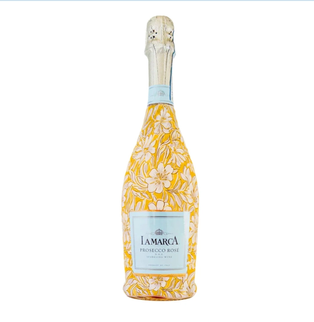 Beau Bottles Grandmillenial Gold Flower Bottle Wrap (La Marca Edition)