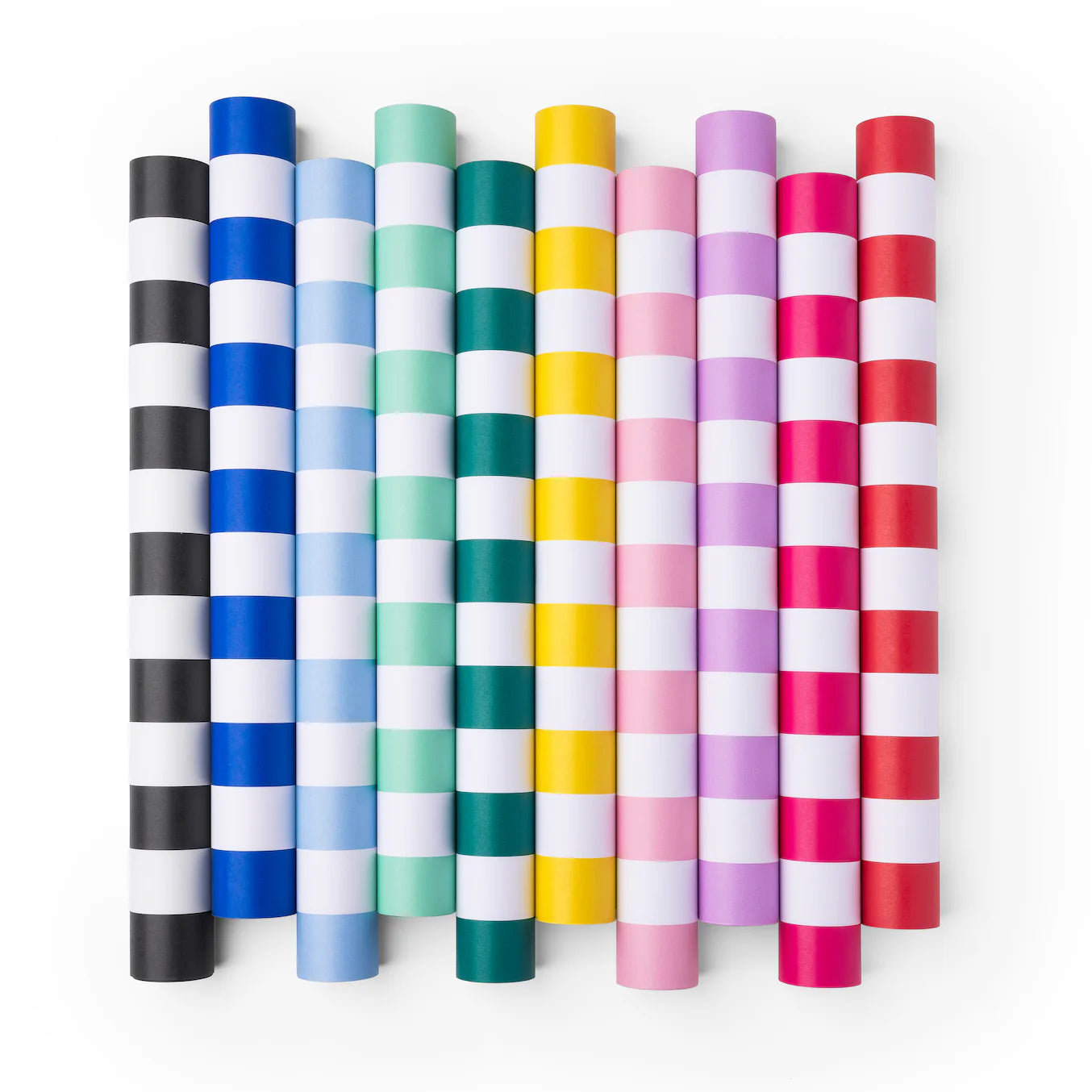 Black Noir Signature Cabana Stripe Table Runner