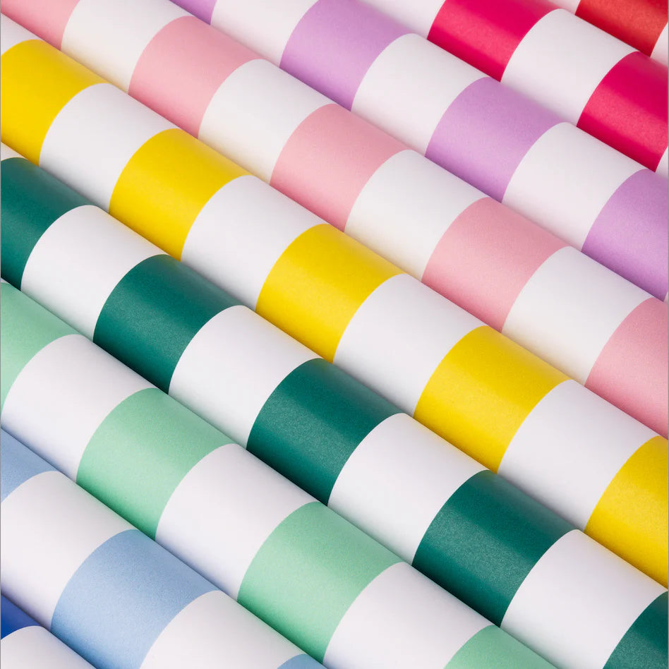 Soleil Yellow Signature Cabana Stripe Table Runner