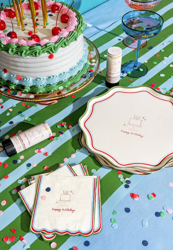 Birthday Icon Party Plates