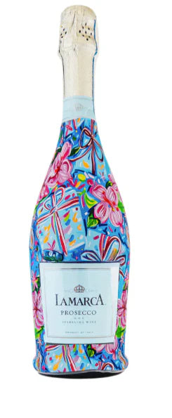 Beau Bottles Preppy Happy Birthday Brushed Presents Bottle Wrap (La Marca Edition)