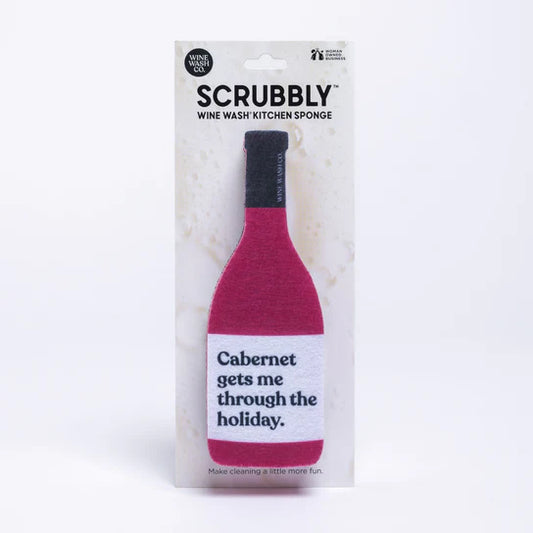 "Cabernet Holiday" Holiday Scrubbly™ Sponge