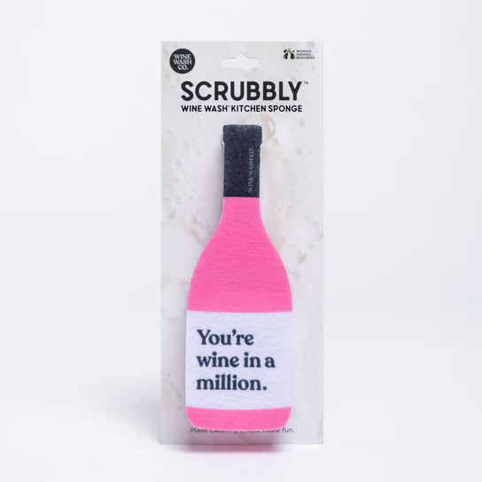 "You're Wine in a Million" Scrubbly™ Kitchen Sponge