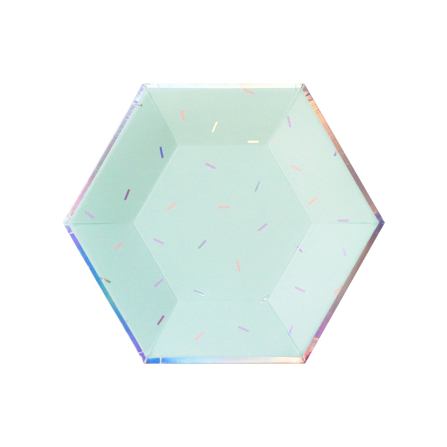 Sprinkles Pastel Small Paper Plates (Multi-Color Pack)