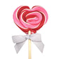 Handmade Strawberry Shortcake Heart Lollipop (1oz)