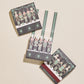 Green Nutcracker Printed 10-Stem Matchbooks