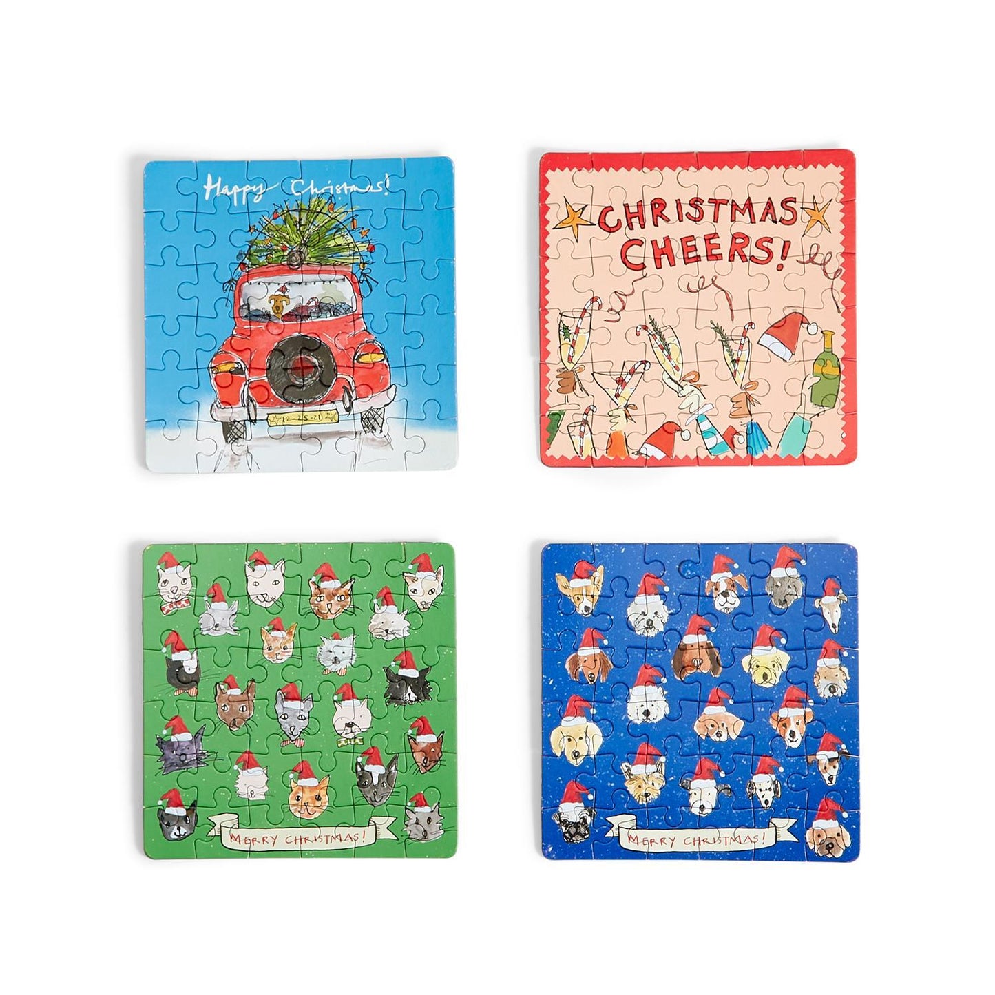 Holiday Greeting Puzzles (Multiple Style Options)